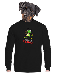 unisex mikina bez kapucne