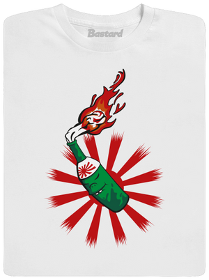 Kamikaze pánske tričko White