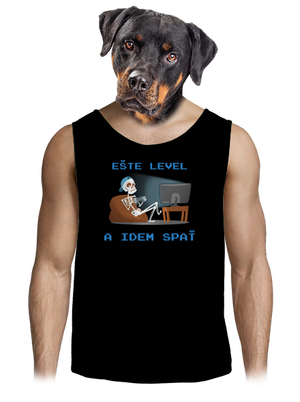 Ešte level pánske tielko Black
