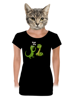 dámske tričko s lemom