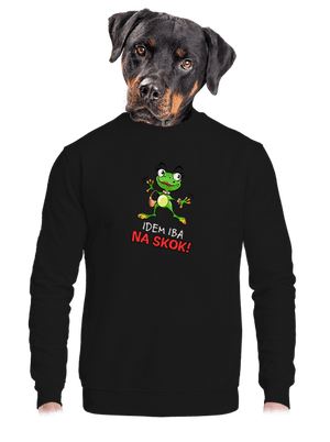 unisex mikina bez kapucne