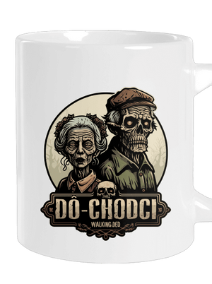 Dô-chodci veľký hrnček White