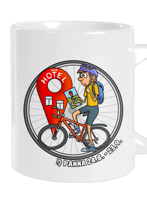 Cyklistický horoskop: Panna veľký hrnček White