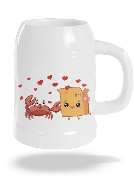 Krab a krabica polliter White
