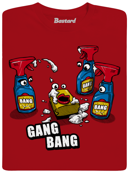 Gang Bang pánske dlhý rukáv Red