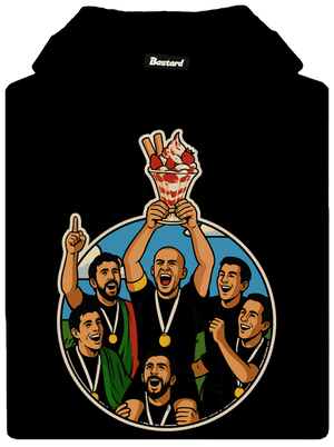 Pohár pánska mikina klokanka Black