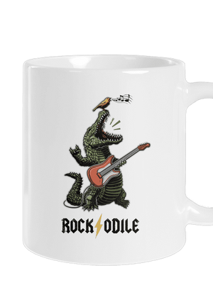 Rockodile klasický hrnček White