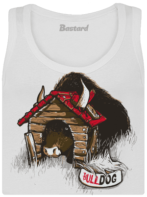 Bulldog dámske tielko klasické White