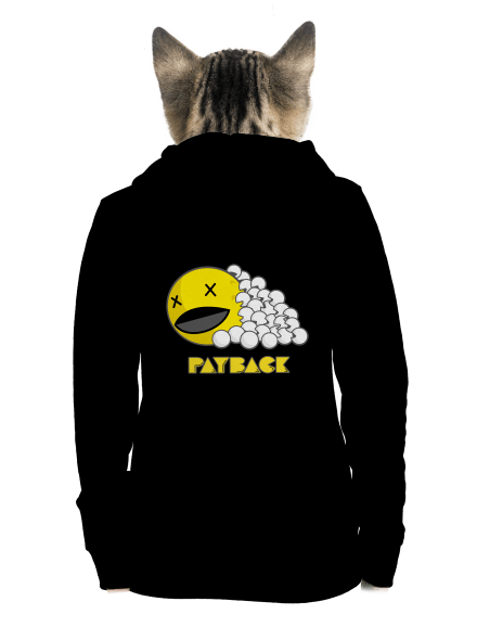Payback dámska mikina na zips Black