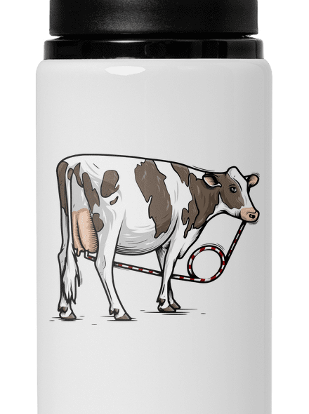 Cow drink flaša na vodu White