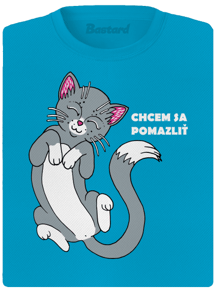 Chcem sa pomazliť dámske športové tričko Blue Atol