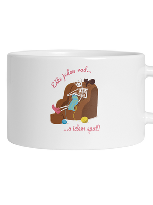 Ešte jeden rad hrnček makronka White