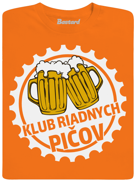 Klub riadnych pičov pánske tričko Orange