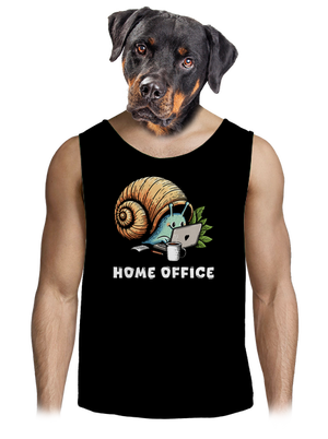 Slimákov home office pánske tielko Black