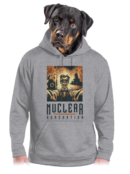 Nuclear generation pánska mikina klokanka Light Melange