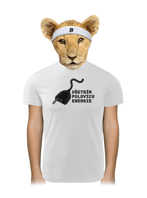 Ušetrím polovicu detské športové tričko White