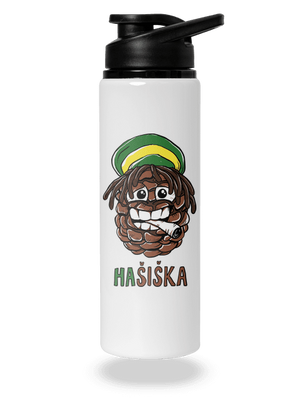 Hašiška flaša na vodu White
