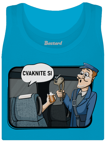 Cvaknite si dámske tielko klasické Blue Atol