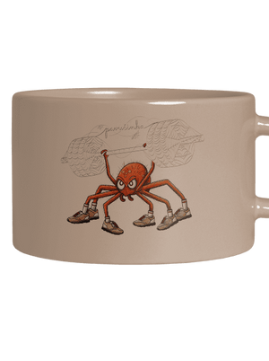 Pavučinka hrnček makronka Brown Macaron