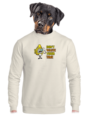 unisex mikina bez kapucne