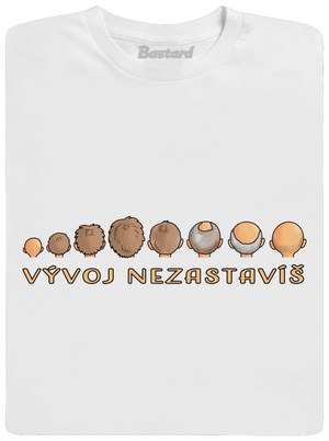 Vývoj nezastavíš pánske dlhý rukáv White