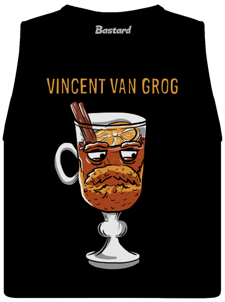 Vincent van Grog dámske tielko voľné Black