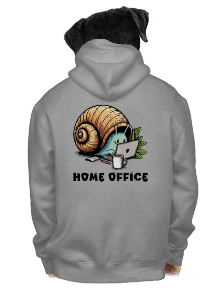 Slimákov home office pánska mikina na zips Light Melange