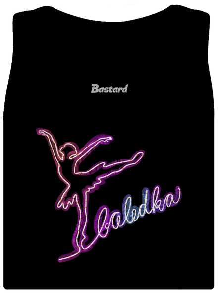 Baledka dámske tielko klasické Black