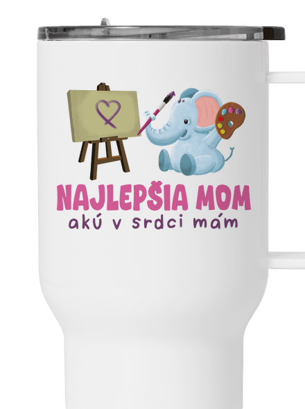 Najlepšia mom termohrnček White