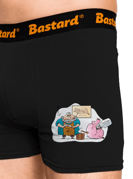 Mäsiar a prasa boxerky Black