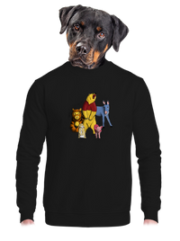 unisex mikina bez kapucne