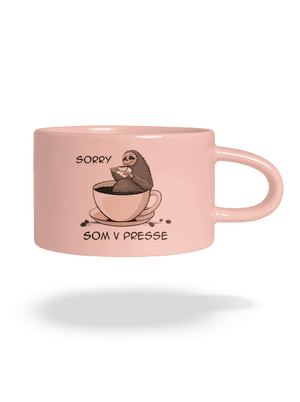 V presse hrnček makronka Pink Macaron