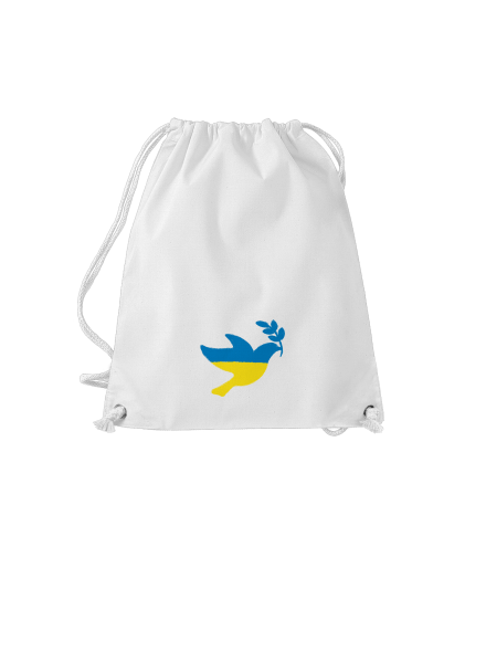 Ukrajina - Holubica obrys vak White