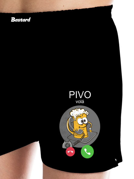 Pívo volá pánske trenky Black