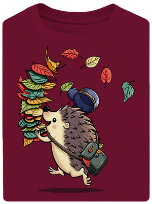 Listár unisex tričko oversized Garnet