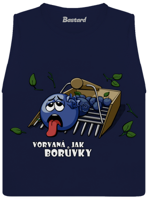 Čučoriedky dámske tielko voľné Navy