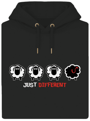 Čierna ovca unisex mikina premium Dark Black