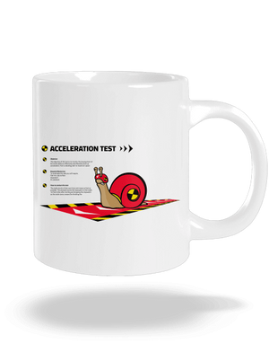 Snail test veľký hrnček White