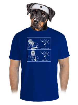 Cimrman: Copak jmelí pánske športové tričko Royal Blue Mal
