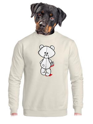 unisex mikina bez kapucne