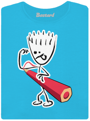 Svaly dámske tričko s lemom Blue Atol