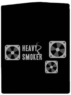 Heavy smoker dámska mikina na zips Black