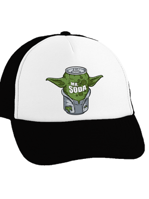 Mr. Sóda šiltovka truckerka Black cap