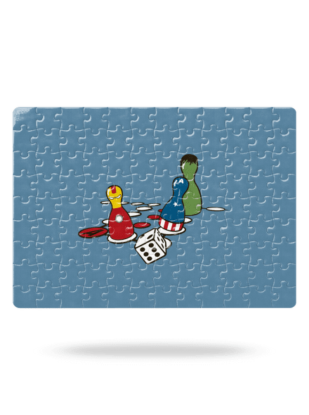 Superhrdina nehnevaj sa puzzle White