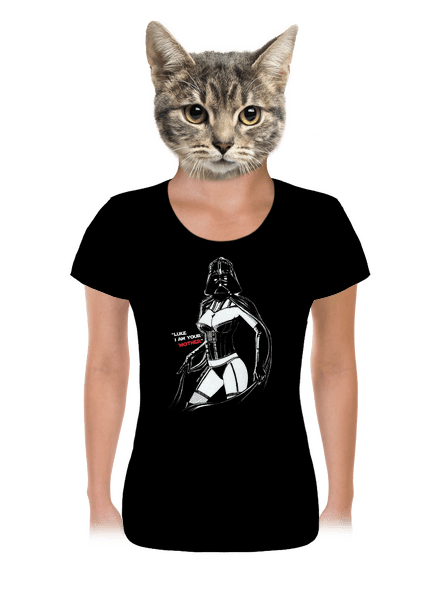 Mrs. Vader dámske tričko Black