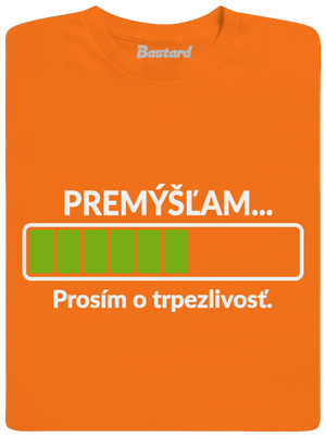 Premýšľam detské tričko Orange