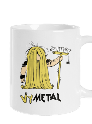 Metalista klasický hrnček White