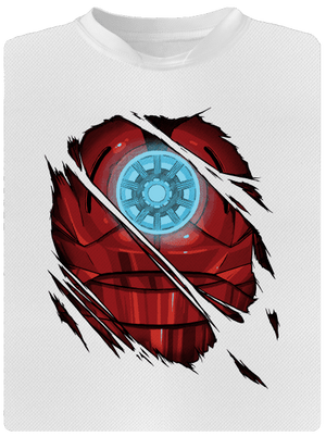 Ironman pánske športové tričko White