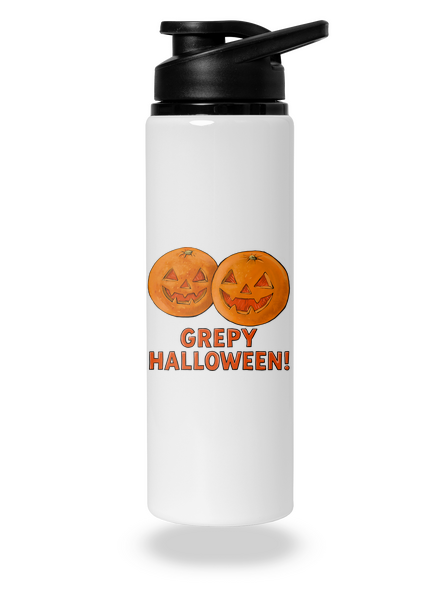 Grepy Halloween flaša na vodu White