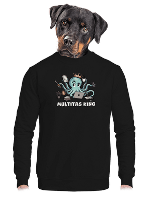 unisex mikina bez kapucne